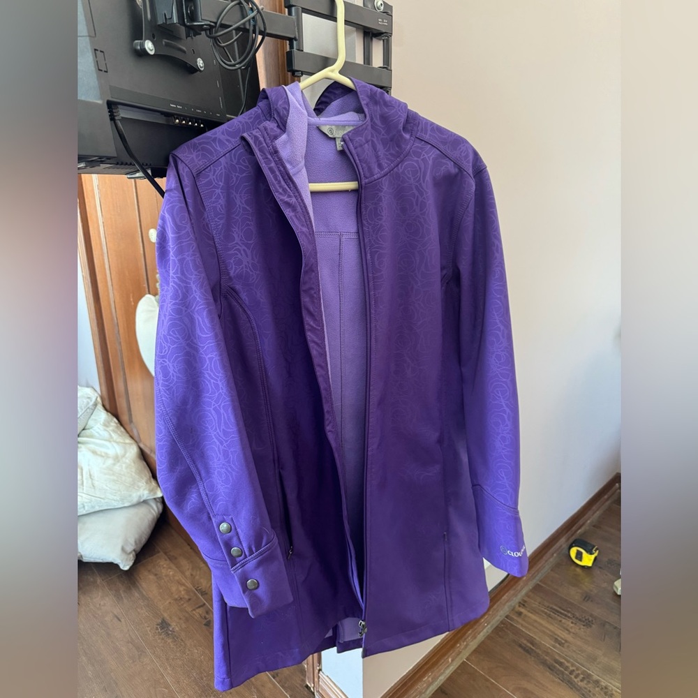 Cloudveil purple spring jacket